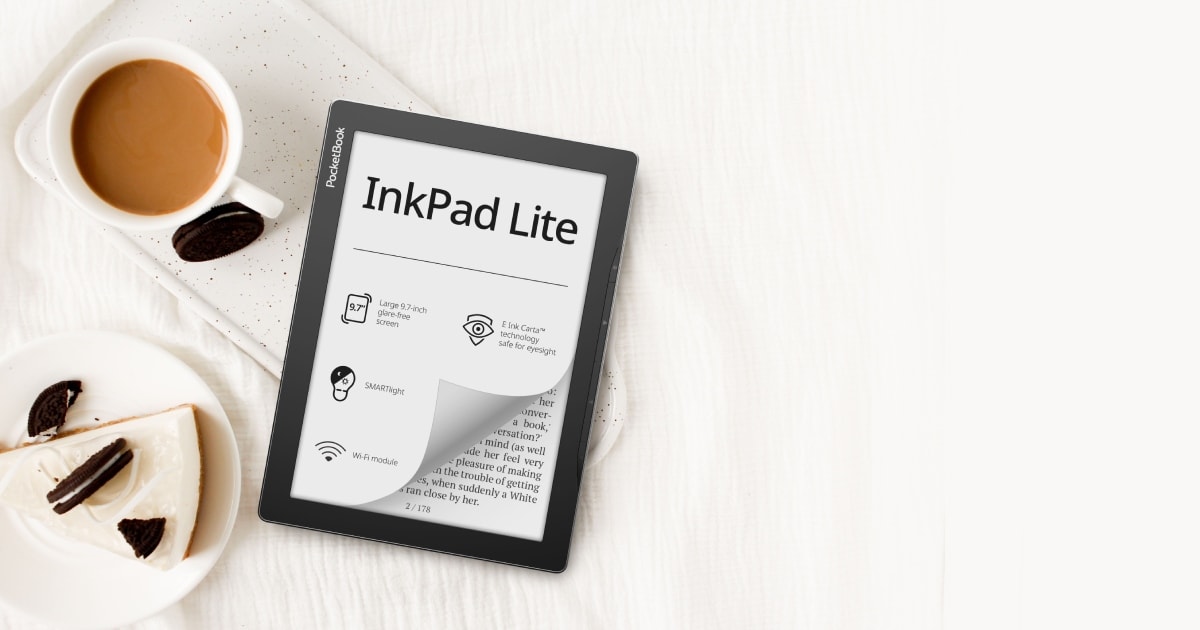 Nuovo PocketBook InkPad Lite: la comodità di un grande schermo a buon mercato