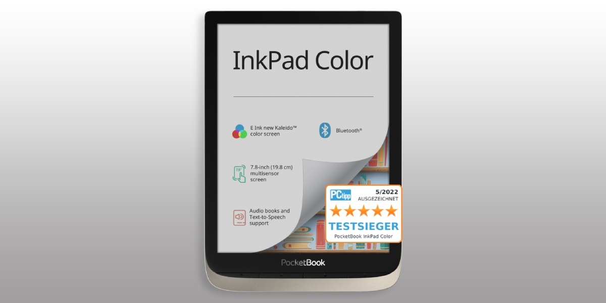 Rivista svizzera premia PocketBook InkPad Color come miglior e-reader