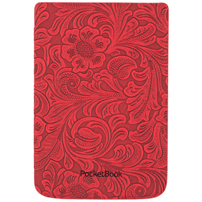 PocketBook Cover Shell Red Flowers Pattern 6