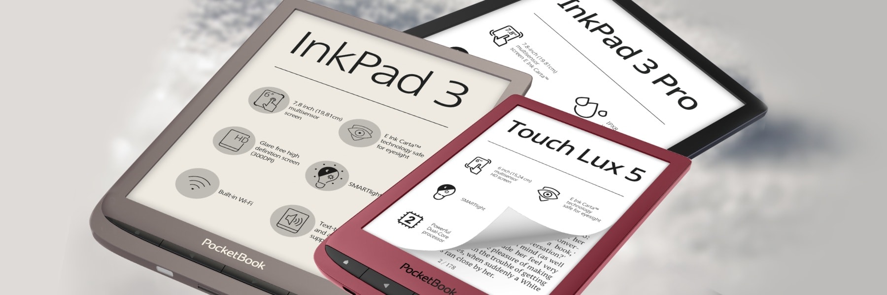 Firmware 6.7 per cinque modelli PocketBook: audio migliore e altre ottimizzazioni