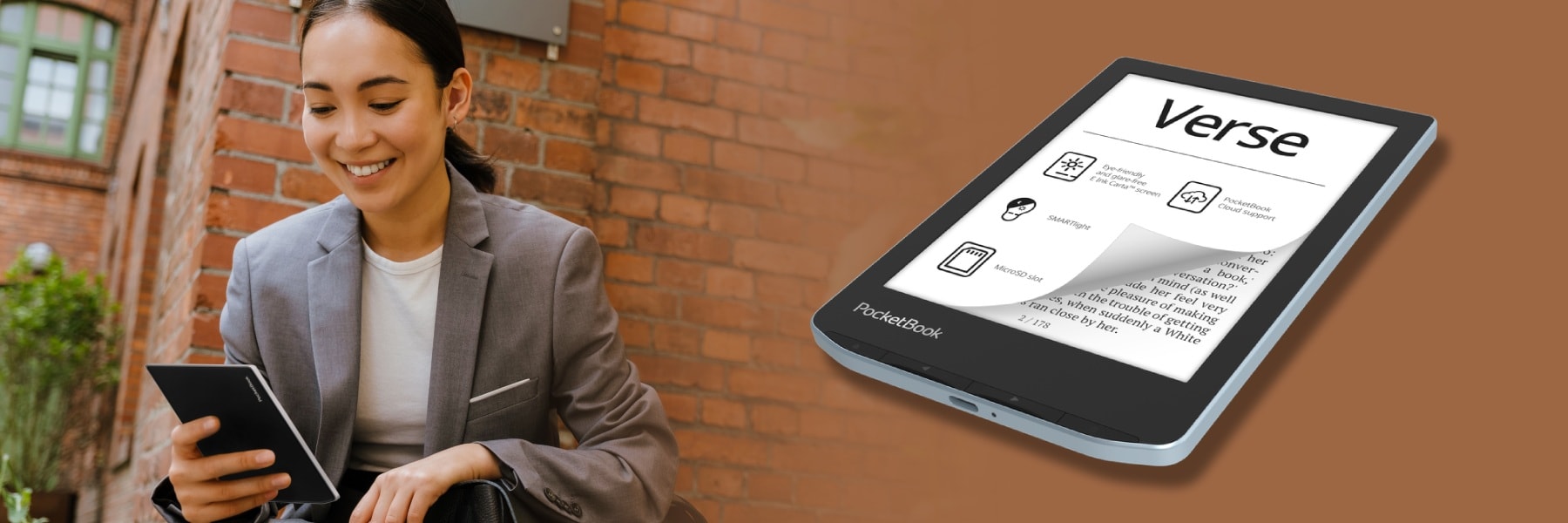 PocketBook Verse: una nuova generazione di leggerezza e facilità di lettura