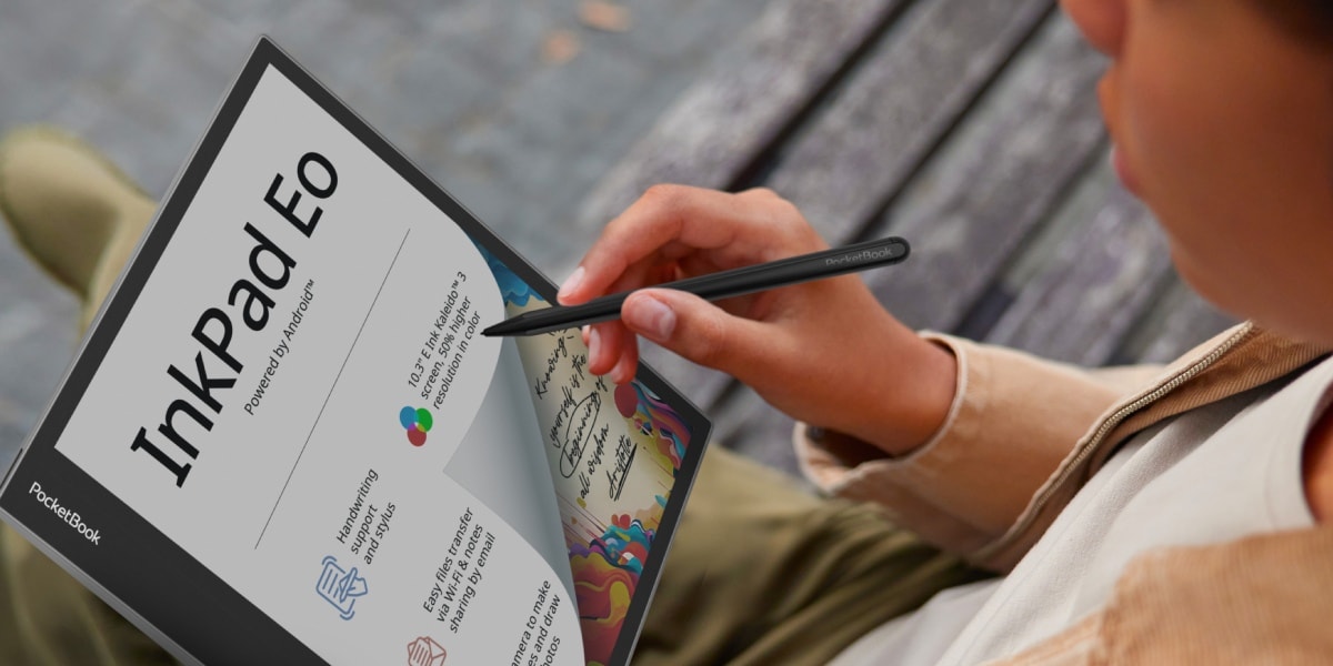 PocketBook InkPad Eo: un potente taccuino elettronico con schermo a colori E Ink Kaleido 3 da 10,3 pollici