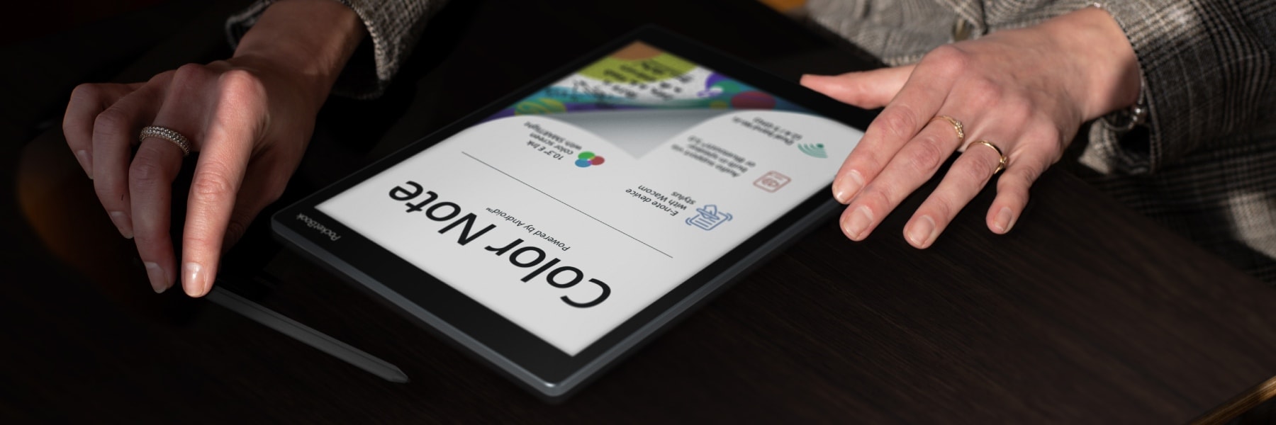 PocketBook Color Note: prendi facilmente appunti a colori nell’ampio schermo E Ink Kaleido 3