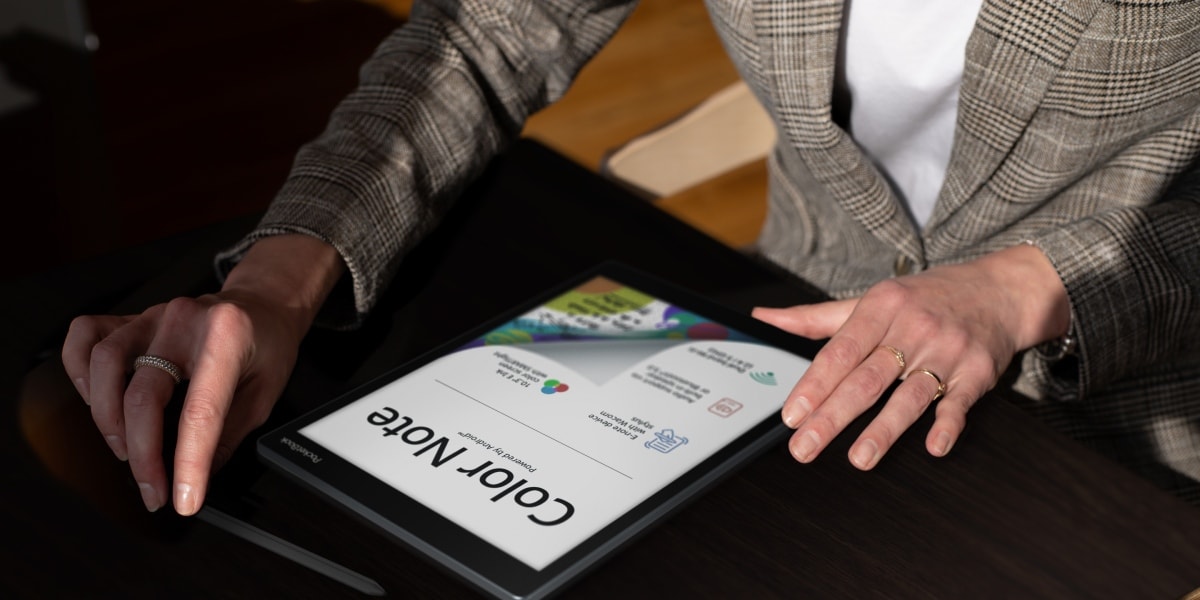 PocketBook Color Note: prendi facilmente appunti a colori nell’ampio schermo E Ink Kaleido 3