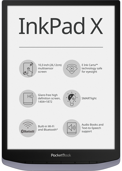 PocketBook InkPad X to expand reading horizons