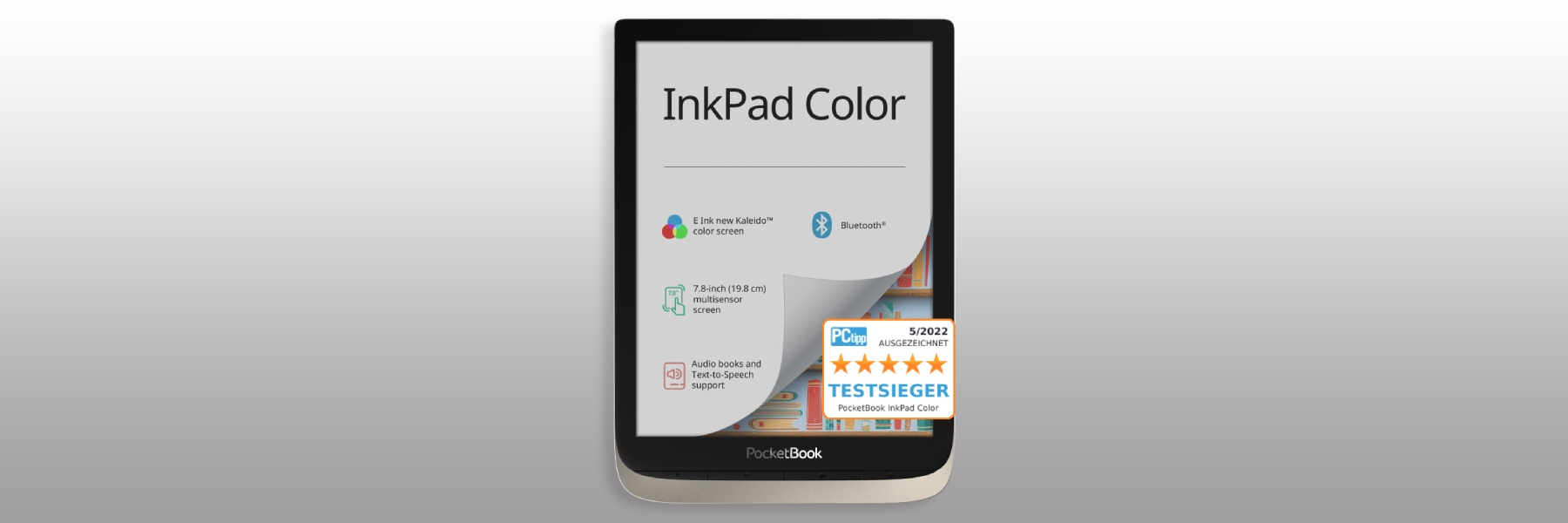 Rivista svizzera premia PocketBook InkPad Color come miglior e-reader