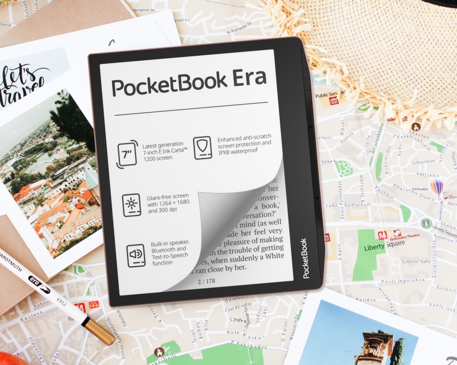 PocketBook Era - your new era of e-reading  e-reader with built-in speaker  and waterprotection 