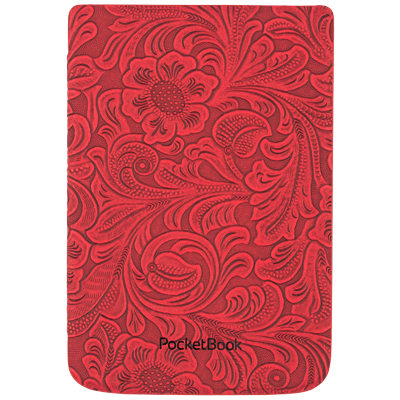 PocketBook Cover Shell Red Flowers Pattern 6