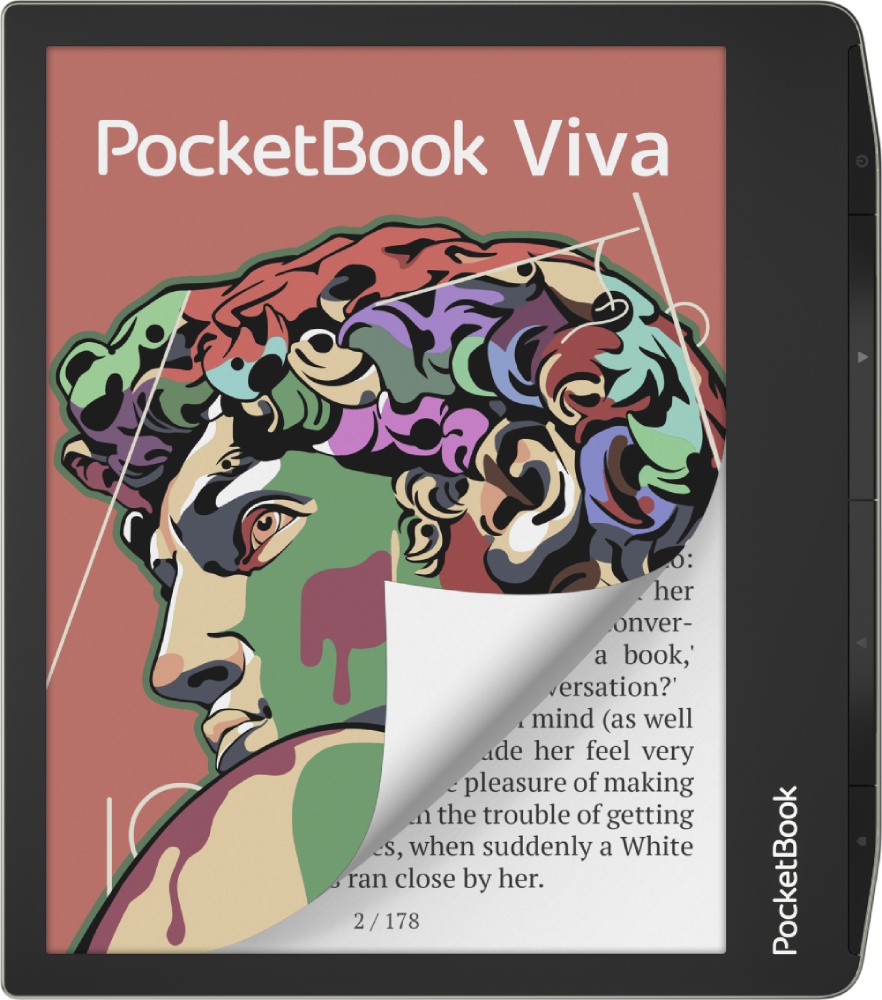 PocketBook Viva eReader has an 8 inch E Ink Gallery 3 color display (and  more devices with the same screen are coming in 2023) - Liliputing