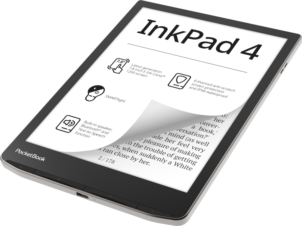 PocketBook InkPad Color 3: Enhanced Color Display and Waterproof Design for  a New Reading Experience